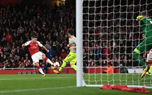 Arsenal V FC Köln 2017-18 Prints: Sead Kolasinac Scores First Arsenal Goal: Arsenal FC vs. 1. FC Koeln, Europa League 2017