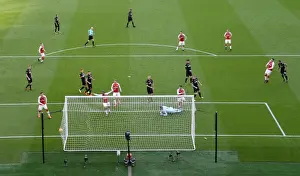 Arsenal V Swansea City 2017-18 Prints: Sead Kolasinac Scores First Arsenal Goal: Arsenal vs Swansea City, Premier League 2017-18