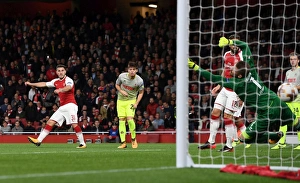Arsenal V FC Köln 2017-18 Prints: Sead Kolasinac Scores First Goal: Arsenal FC vs. 1. FC Koeln, UEFA Europa League (2017)