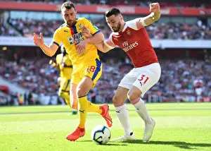 Sead Kolasinac vs James McArthur: Intense Battle at the Emirates, Arsenal FC vs Crystal Palace, Premier League