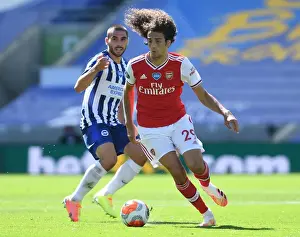 Brighton And Hove Albion V Arsenal 2019-20 Prints: Empty Seats Showdown: Brighton vs. Arsenal (2019-20) - Football's Ghostly Arena
