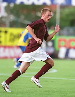 Sebastian Larsson in Action: Arsenal vs. Beveren, Pre-Season Friendly, 2005