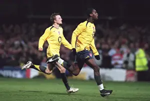 Sebastian Larsson and Johan Djourou (Arsenal) celebrate winning the penalty shoot out