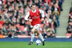 Images Dated 30th January 2011: Sebastien Squillaci (Arsenal). Arsenal 2: 1 Huddersfield Town, FA Cup Fourth Round
