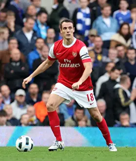 Sebastien Squillaci (Arsenal). Chelsea 2: 0 Arsenal. Barclays Premier League