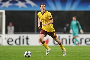 SC Braga V Arsenal 2010-11 Prints: Sebastien Squillaci (Arsenal). SC Braga 2: 0 Arsenal, UEFA Champions League