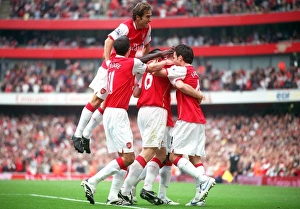 Arsenal V Sunderland 2007-8 Prints: Senderos Double: Fabregas, Van Persie