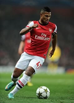 Images Dated 24th October 2012: Serge Gnabry in Action: Arsenal FC vs. FC Schalke 04, UEFA Champions League (2012)