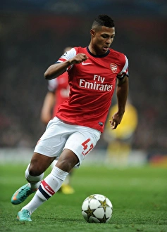 Arsenal V Schalke 04 2012-13 Prints: Serge Gnabry in Action: Arsenal FC vs. FC Schalke 04, UEFA Champions League (2012)