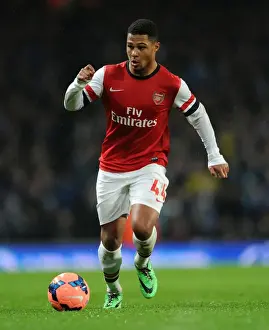 Arsenal V Coventry City - FA Cup 4th Rd 2013-14 Prints: Serge Gnabry in Action: Arsenal vs Coventry City - FA Cup Fourth Round