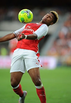 Lens V Arsenal 2016-17 Prints: Serge Gnabry in Action: Arsenal vs RC Lens (2016)
