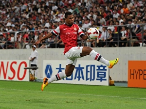 Nagoya Grampus V Arsenal 2013-14 Prints: Serge Gnabry in Action: Nagoya Grampus vs. Arsenal, 2013