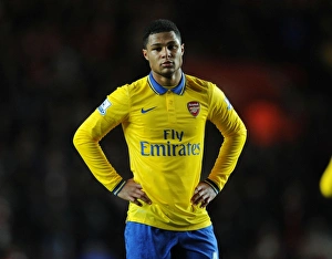 Southampton V Arsenal 2013-14 Prints: Serge Gnabry in Action: Southampton vs Arsenal, Premier League 2013-14