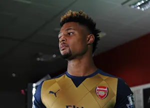 Serge Gnabry (Arsenal). Arsenal 1st Team Photcall. Emirates Stadium, 28/17/15. Credit Serge Gnabry (Arsenal). Arsenal 1st Team Photcall. Emirates Stadium, 28/17/15. Credit