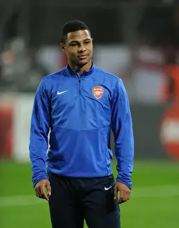 Borussia Dortmund V Arsenal 2013-14 Prints: Serge Gnabry (Arsenal). Borussia Dortmund 0: 1 Arsenal. UEFA Champions League. Group F