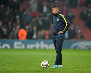 Arsenal V Schalke 04 2012-13 Prints: Serge Gnabry: Arsenal FC vs. FC Schalke 04, UEFA Champions League, 2012