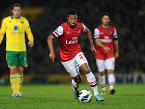 Serge Gnabry (Arsenal). Norwich City 1: 0 Arsenal. Barclays Premier League