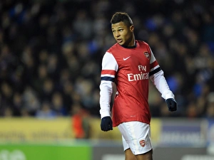 Serge Gnabry (Arsenal). Reading 5: 7 Arsenal. Capital One Cup. Round 4. The Madejski Stadium