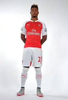Serge Gnabry at Arsenal's 2015-16 First Team Photocall
