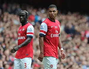 Arsenal V Stoke City 2013-14 Prints: Serge Gnabry Scores for Arsenal in 3-1 Victory over Stoke City