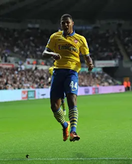 Swansea Prints: Serge Gnabry Scores First Arsenal Goal: Swansea City vs. Arsenal (2013-14)
