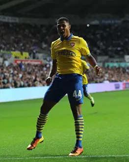 Swansea Prints: Serge Gnabry Scores First Arsenal Goal: Swansea City vs. Arsenal, 2013-14 Season