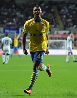 Swansea Prints: Serge Gnabry Scores First Arsenal Goal: Swansea City vs. Arsenal (2013-14)