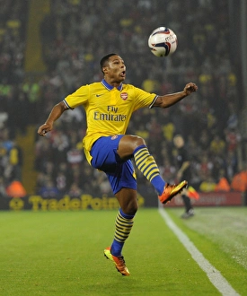 West Bromwich Albion V Arsenal 2013-14 - Capital Cup Prints: Serge Gnabry Shines in Arsenal's Capital One Cup Victory over West Bromwich Albion