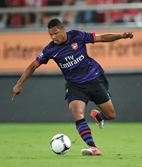 Olympiacos U19 V Arsenal U19 - NextGen 2012:13 Prints: Serge Gnabry Shines: Arsenal's Young Star at Olympiacos NextGen Series