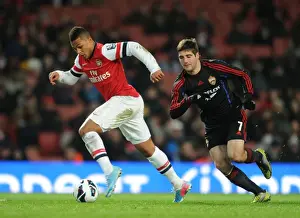 Arsenal U19 V CSKA Moscow U19 - NextGen Prints: Serge Gnabry vs. Armen Ambartsumyan: A Battle at the Emirates - Arsenal U19 vs