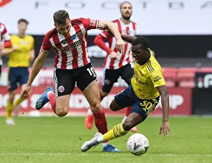 Sheffield United V Arsenal - FA Cup 2019-20 Prints: Sheffield United vs. Arsenal: FA Cup Quarterfinal Showdown - Nketiah vs. Robinson