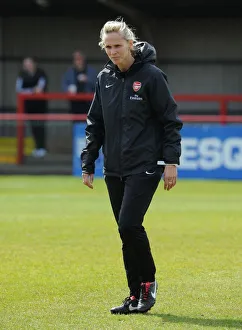 Arsenal Ladies V Wolfsburg 2012-13 Prints: Shelley Kerr, Arsenal Ladies FC Manager: Semi-Final Showdown against VfL Wolfsburg in UEFA Women's Champions League