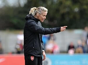 Womens Collection: Shelley Kerr Leads Arsenal Ladies in UEFA Women's Champions League Semi-Final Showdown against VfL