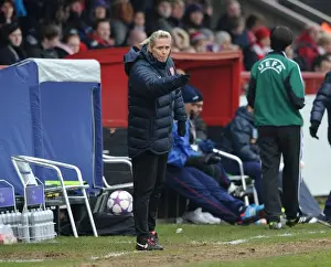 Arsenal Ladies V ASD Torres 2013 Prints: Shelley Kerr Leads Arsenal Ladies in UEFA Women's Champions League Quarterfinal Match