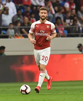 Al-Nasr Dubai SC V Arsenal 2018-19 Prints: Shkodran Mustafi in Action: Al-Nasr Dubai SC vs Arsenal (2018-19)