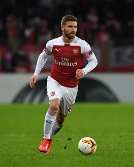 BATE Borisov V Arsenal 2018-19 Prints: Shkodran Mustafi in Action: Arsenal vs BATE Borisov