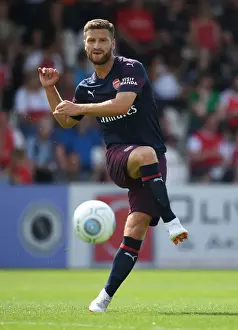 Borehamwood V Arsenal 2018-19 Prints: Shkodran Mustafi in Action: Arsenal's Pre-Season Friendly against Borehamwood (2018)