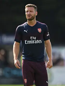 Shkodran Mustafi in Action: Arsenal's Pre-Season Match vs Borehamwood (2018)
