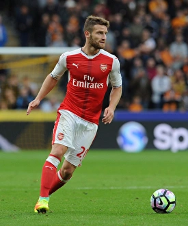 Shkodran Mustafi: In Action Against Hull City, Premier League 2016-17