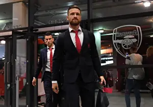 Arsenal V AFC Bournemouth 2017-18 Prints: Shkodran Mustafi (Arsenal). Arsenal 3: 0 AFC Bournemouth. Premier League. Emirates Stadium