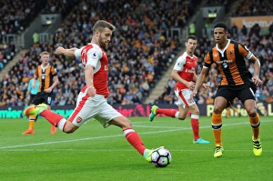Shkodran Mustafi (Arsenal) Curtis Davies (Hull). Hull City 1:4 Arsenal. Premier League Shkodran Mustafi (Arsenal) Curtis Davies (Hull). Hull City 1:4 Arsenal. Premier League