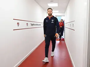 AFC Bournemouth V Arsenal 2018-19 Prints: Shkodran Mustafi: Arsenal's Defensive Wall at Bournemouth, 2018-19