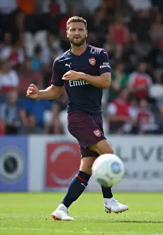 Borehamwood V Arsenal 2018-19 Prints: Shkodran Mustafi at Arsenal's Pre-Season Training in Borehamwood (2018-19)