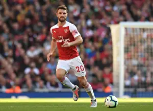 Arsenal V Watford 2018-19 Prints: Shkodran Mustafi Focuses in Arsenal's Battle Against Watford (2018-19)
