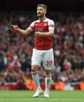 Shkodran Mustafi Focuses in Arsenal's Battle Against West Ham United