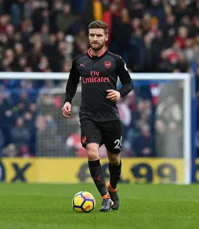 Shkodran Mustafi Focuses in Arsenal's Clash Against Brighton & Hove Albion