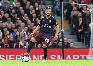 Shkodran Mustafi Focuses in Arsenal's Victory Against Fulham (2018-19)