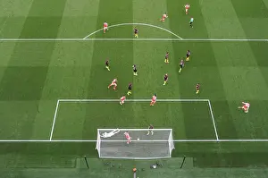 Arsenal V Manchester City 2016-17 Prints: Shkodran Mustafi Scores Arsenal's Second Goal: Arsenal vs Manchester City