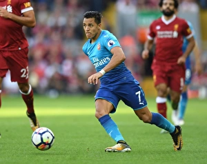 Liverpool V Arsenal 2017-18 Prints: Showdown at Anfield: Alexis Sanchez vs. Liverpool, 2017-18 Premier League