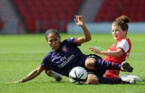 Arsenal Ladies v Bristol Academy - FA Cup Final 2013 Collection: Showdown at the FA Cup Final: Yankey vs. James